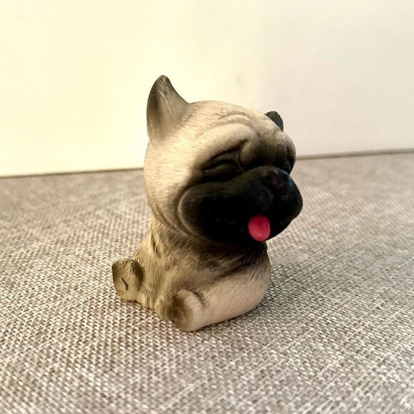 Miniature Pug Dog Figurine - Picture 9 of 13